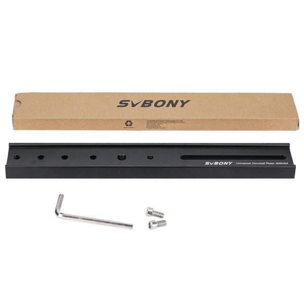 SV219 Svbony Placa de Montagem em Cauda de Andorinha Preta Tamanhos Variados - Telescópios 5