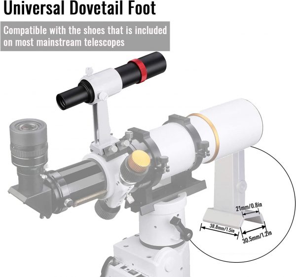 Finderscope Metal SV182 6x30 - Telescópio Astronômico com Suporte 2