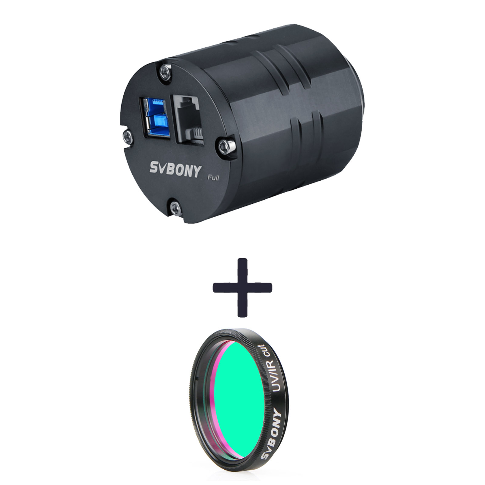 SV305Pro AR Câmera de Astronomia de Revestimento com Filtros de 1,25 polegadas - F9198C-F9127A