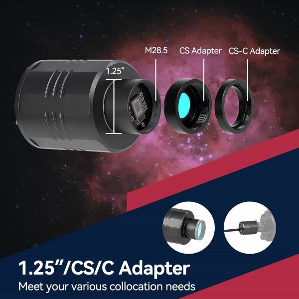 Câmera de Astronomia SC311 WIFI - IMX662 - EAA 4