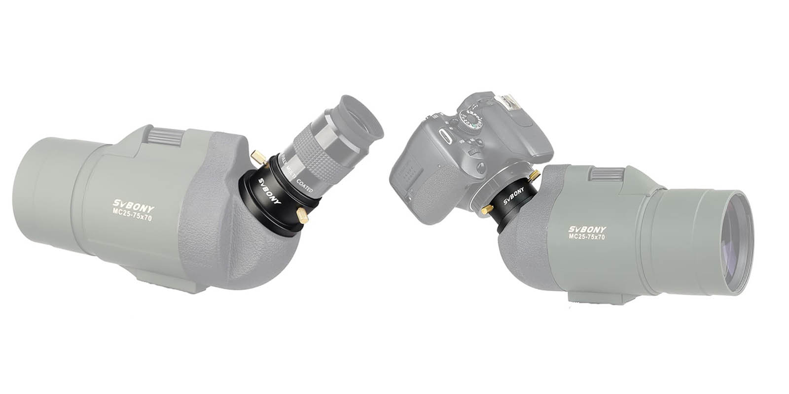 Adaptador SA404 M48 Fêmea x M42 Macho Luneta de Observação SV41 5