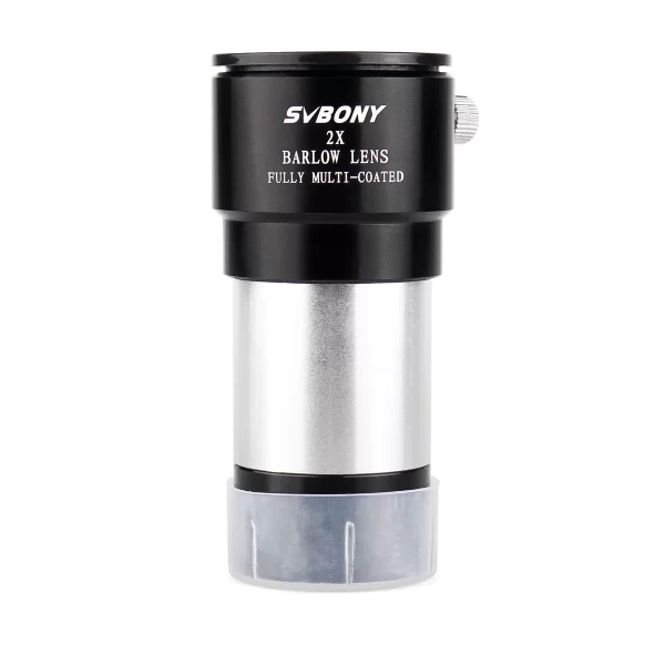 Lente Barlow 2x 1.25" Metal Acromático 31.7mm Astronomia