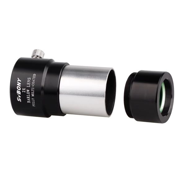 Lente Barlow 2x 1.25" Metal Acromático 31.7mm Astronomia 3