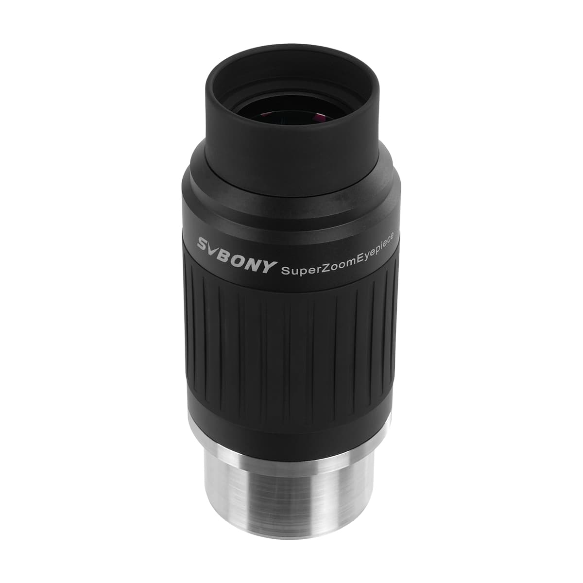 Ocular Asférica Super Zoom SV230 ClickStop Design Parfocal 8-20mm 57°-72° Ponteiras 1.25" e 2"