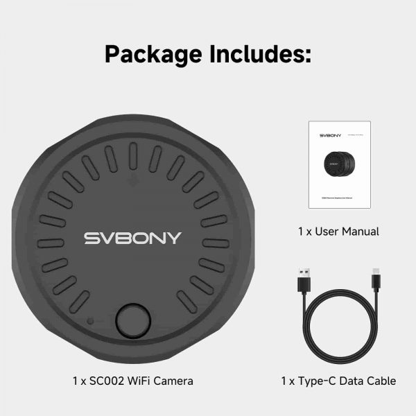 Câmera de Ocular Eletrônica SC002 WIFI 2 Conexões Simultâneas 7