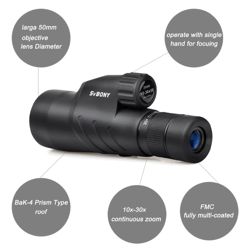 Monóculo SV45 10-30x50 HD à Prova D'água 2